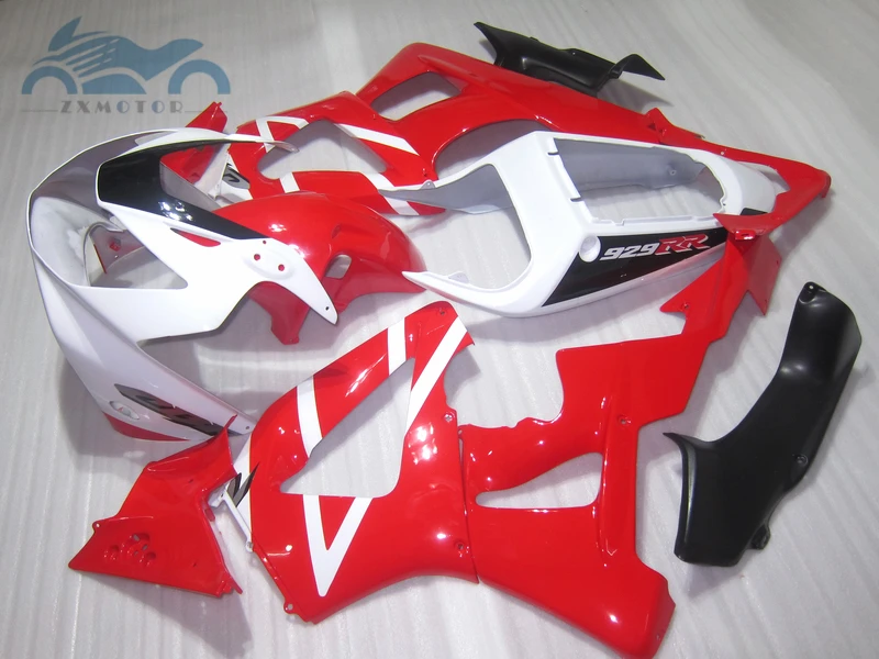 Высококачественный комплект обтекателей для Honda CBR900RR929 2000 2001 CBR 900RR929 00 01 белые