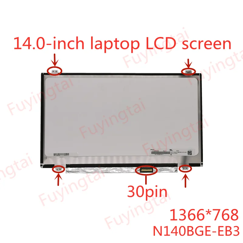 

Светодиодный ЖК-экран для ноутбука, 14,0 дюйма, Φ LP140WH2 TPS1 для ноутбука CZ410 U430P M4450 E440 E40