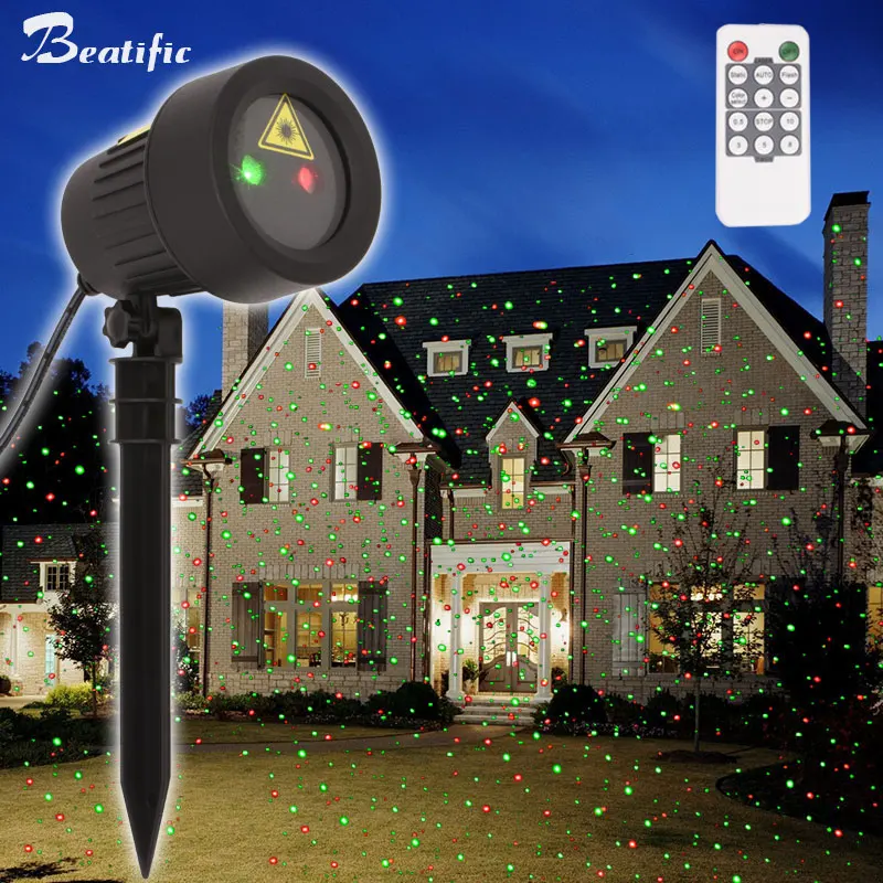

Static Dots Sky Effect Christmas Decor Lights Outdoor Lawn Laser Projector New Year Eve Holiday Lighting