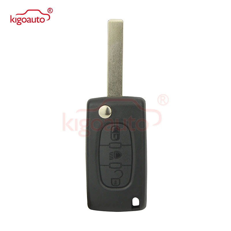 Пульт дистанционного управления CE0536 3 кнопки HU83 434 МГц для Peugeot 307 Citroen C4 kigoauto|buttons