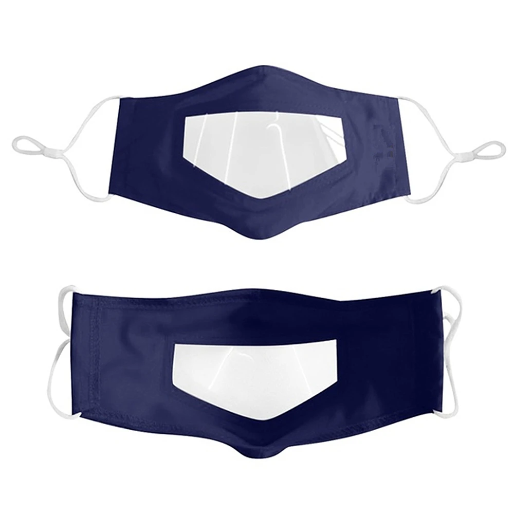 Уличная спортивная маска для лица взрослых унисекс с прозрачным окном видимое