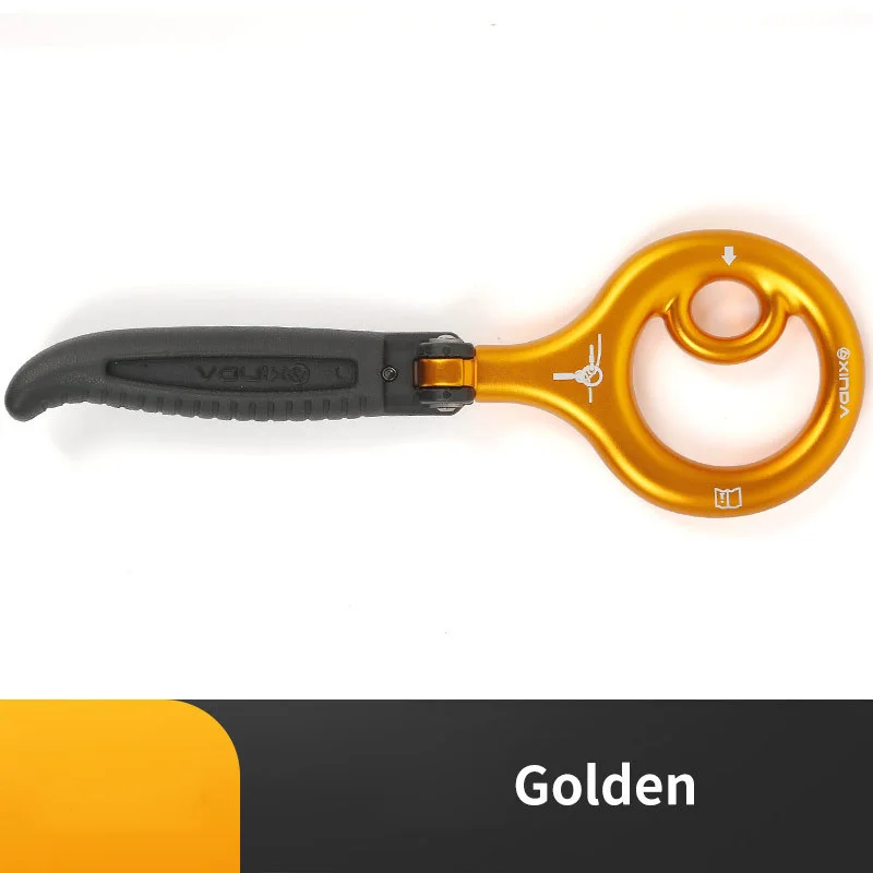 

Xinda 9-character Ring Descender New Upgrade Speed Slow Descender Mountain Climbing Equipment Climbing Accessories