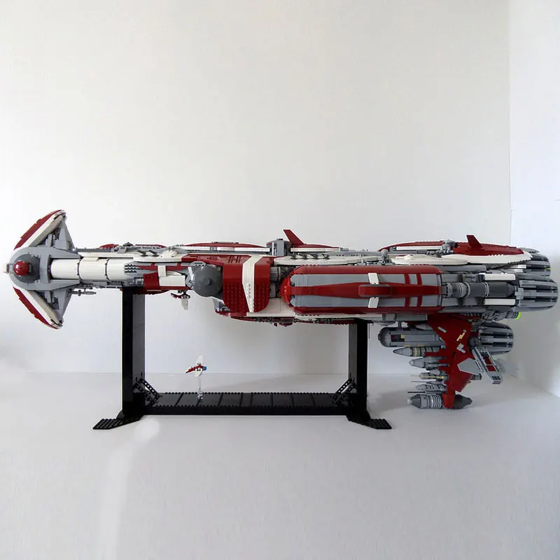 Игрушки со звездами 05079 строительные блоки: эскорт-круизер MOC Зенит в старинной