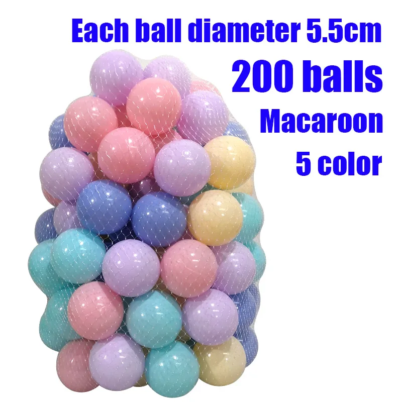 

200pcs 5.5cm Ocean Wave Balls Pool Ball Soft Plastic Ocean Ball For Playpen Colorful Soft Stress Air Juggling Baby Swim Ball Pit