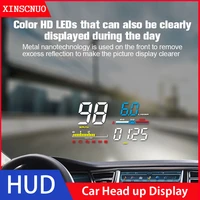 car electronic obd obd2 hud head up display universal rpm voltage mileage alarm driving car windscreen speed projector