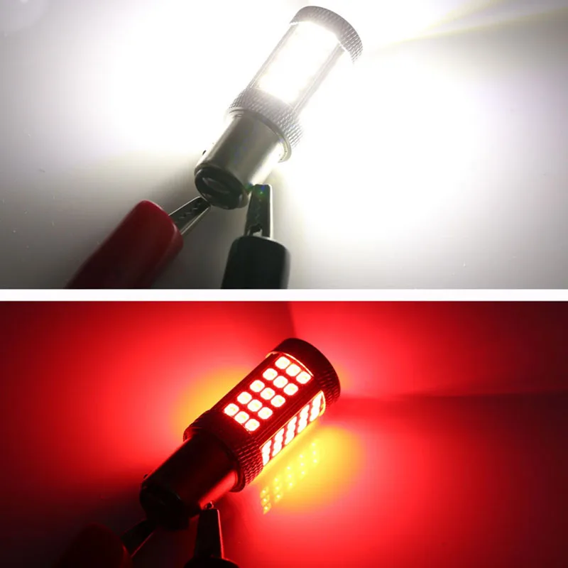 2 шт. Автомобильные светодиодные лампы 2835SMD BA15S PY21W 1156 P21W R5W 12 В | Автомобили и