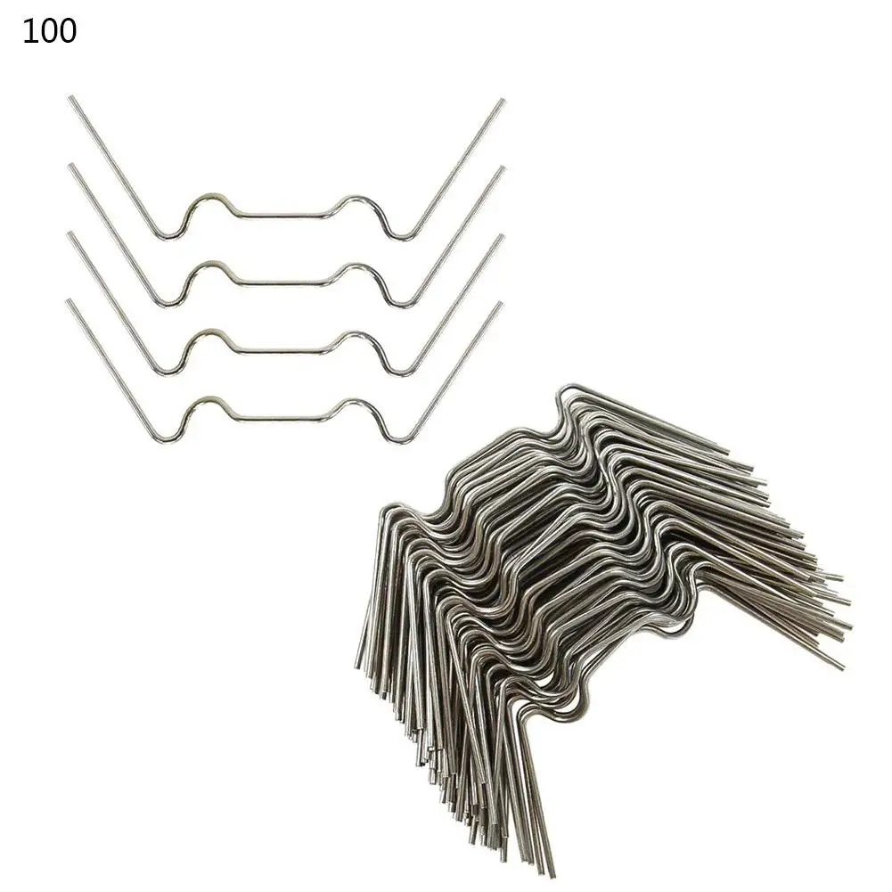 

100pcs Stainless Steel Glazing Clips Thick Greenhouse Glazing Clips Tool "W" Spring Buckle Equipment Not Easy To Deform Dropship