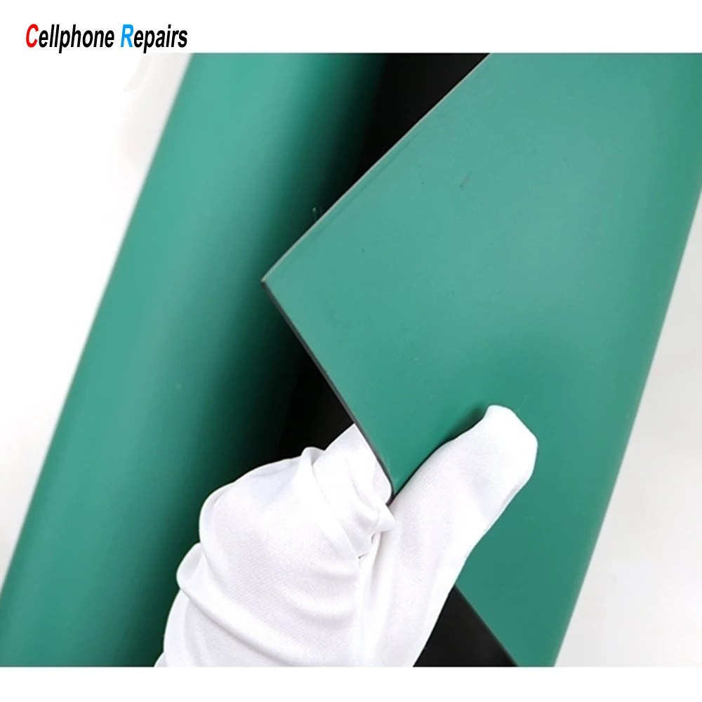 Антистатический Настольный коврик зеленая резиновая подкладка 10 м пластина с