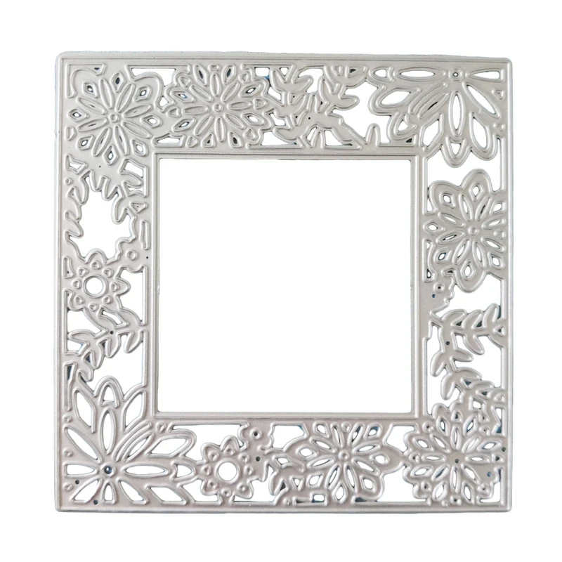 

Square Flower Leaf Metal Cutting Dies Stencil Scrapbooking DIY Album Stamp Paper Card Embossing Decoration Craft