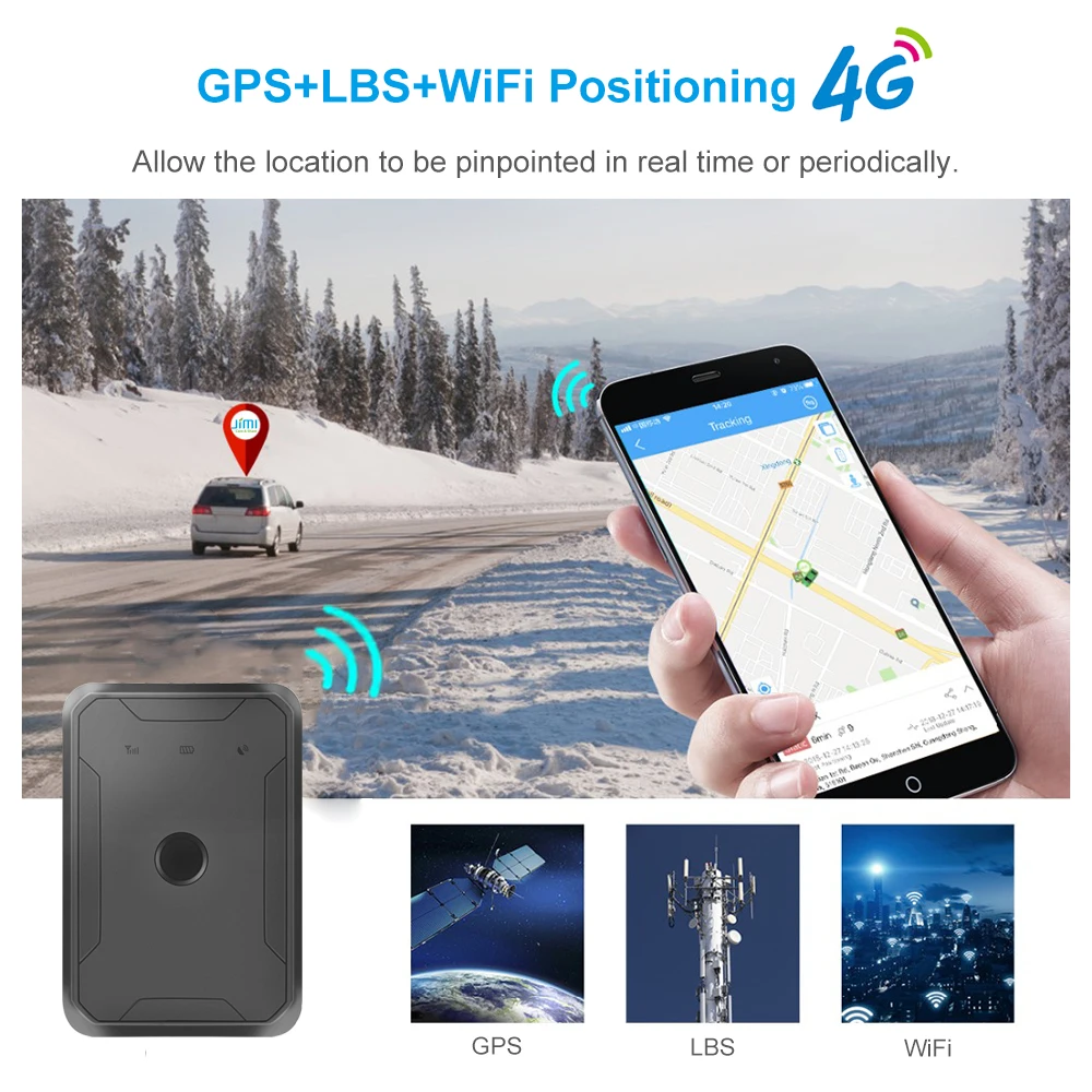 $89.73 CONCOX 4G GPS Tracker Voice Recording JM-LL02 Waterproof IP67 Wireless Cat1 Asset GPS Locator 6000mAh Battery Updated Of AT1 APP