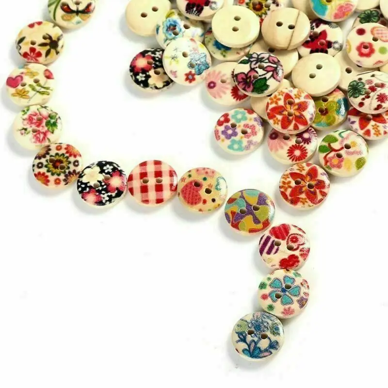 100 шт. декоративные пуговицы для одежды и брюк диаметр 15 мм | Дом сад