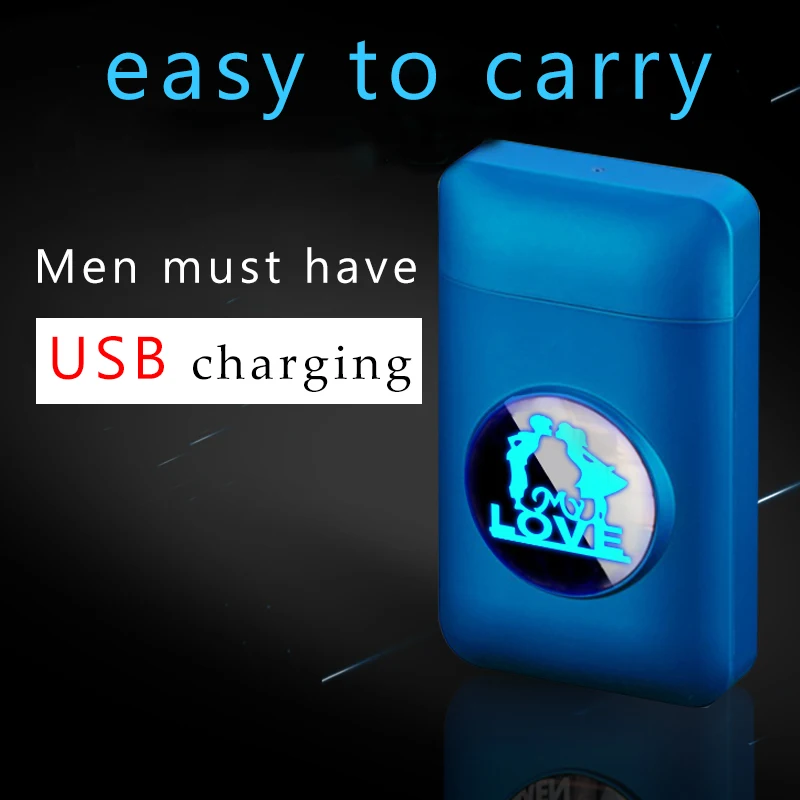 Чехол для зажигалок и сигарет персонализированный USB зарядка электронные