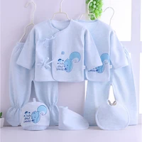 emotion moms 7pcsset infant clothes 0 3m newborn baby suits toddler clothing sets kids boys girls suit thermal organic cotton