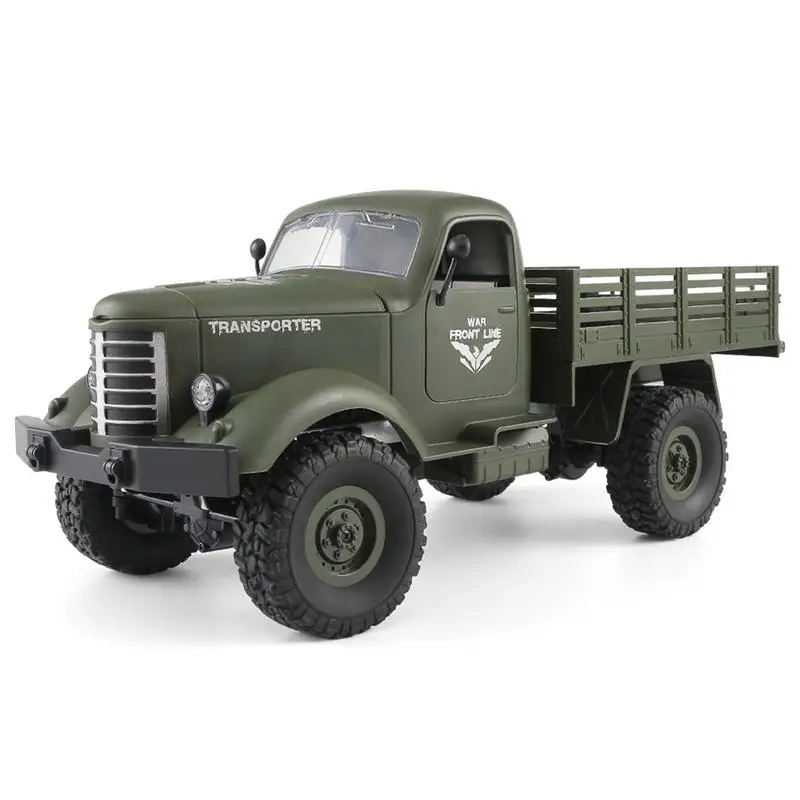 JJR/C 1:16  Remote Control Car 2.4G 6WD Tracked Off-Road Military Truck RC Toys RTR Toys For Children Radio-controlled Toys Q61