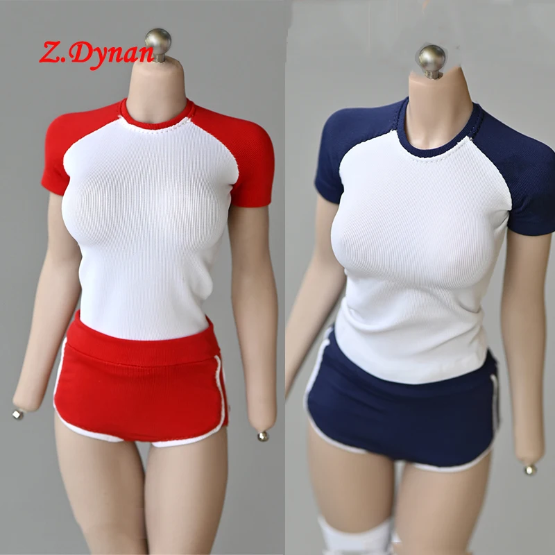Масштаб 1/6 одежда для студентов рубашка короткие брюки 12 дюймов TBL PH Женская экшн
