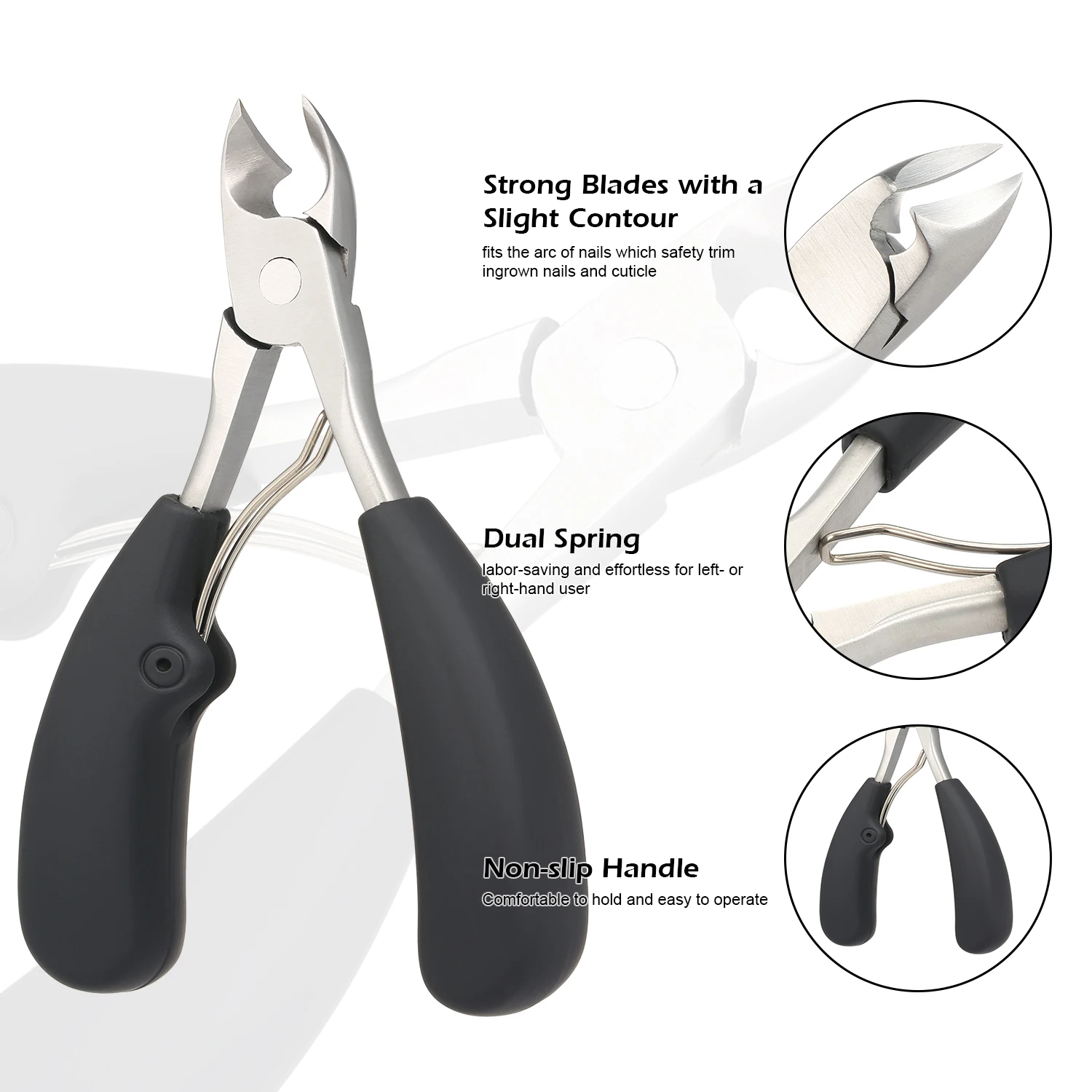 4 шт для ногтей Ножницы сильные кусачки толстый вросшие ногти жесткий носок