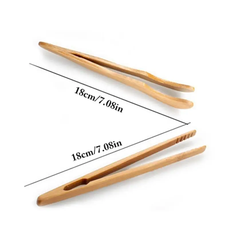 Щипцы для выпечки деревянные с длинной ручкой Нескользящие хлеба домашние