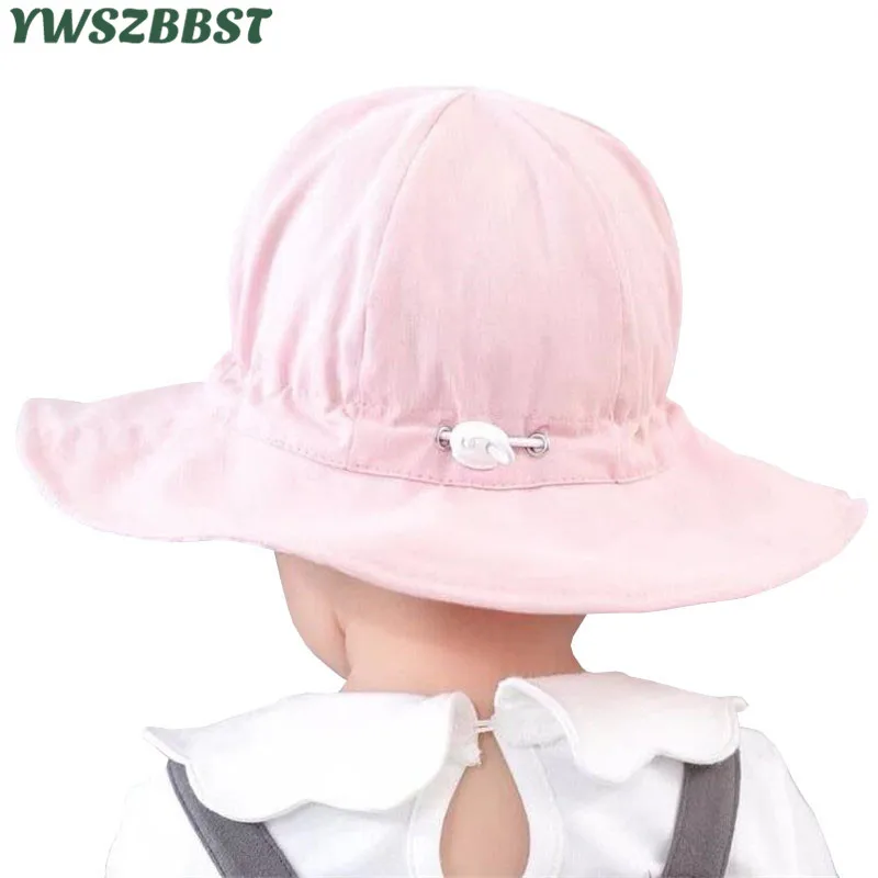 Новое летнее платье для маленьких шляпы от солнца девочек из хлопка с цветочным