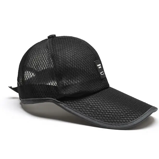 

2021Summer Breathable Baseball Cap Women Outdoor Adjustable Pure Snapback Mesh Hat Sports Casual Sun Hats