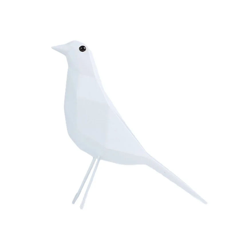 

Nordic Minimalist Modern Bird Peace Dove Geometric Eames Bird Office Home Decoration Craft Resin Ornament Decorative Furnishings