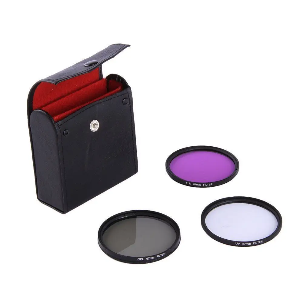 67 мм UV CPL FLD набор фильтров + бленда и крышка для объектива Canon EF 18-135 10-18 объектив |