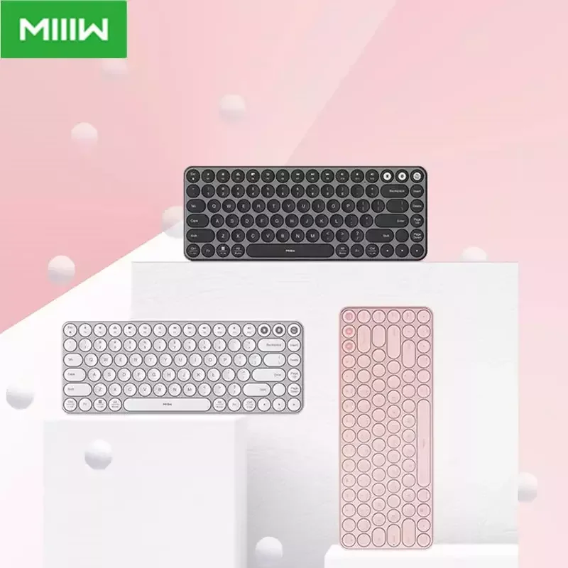 Xiaomi MIIIW Мини Bluetooth двойной режим клавиатура 85 клавиш 2 4 ГГц гарантийная мульти