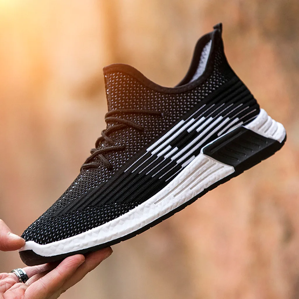 

Men Casual Vulcanize Sneakers Shoes Men Sport Breathable Outdoor Mesh Shoes Mens Casual Soft Lightweight Shoes