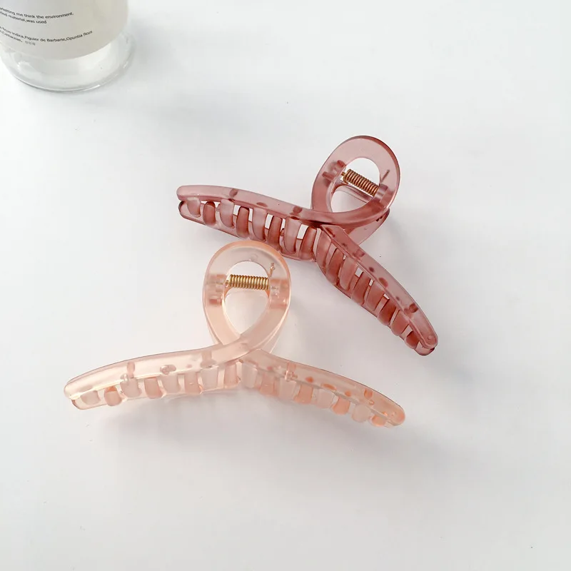 

Elegant Cross Hairpins Candy Color Hair Clip Korean Headwear Large Size Plastic Hairpin Sweet Hair Accessories Hair Styling Tool