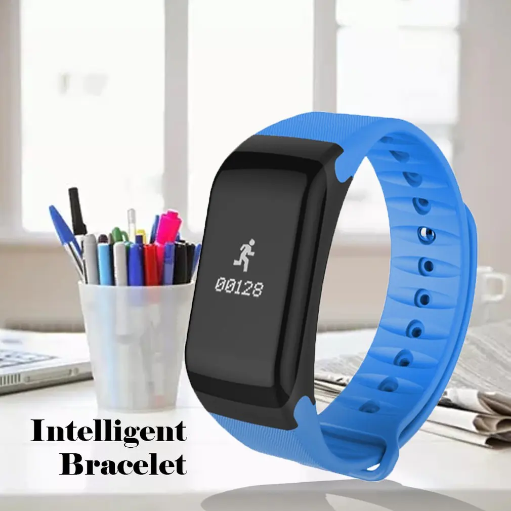 F1Plus умный браслет беспроводной для мужчин и женщин спортивный шагомер Wechat погода