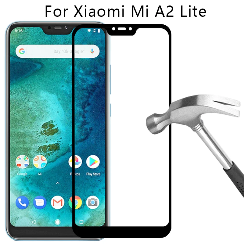 

protective glass for xiaomi mi a2 lite screen protector tempered glas on ksiomi my a 2 2a light a2lite safety film xiomi xaomi