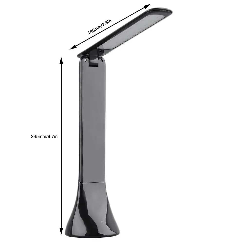 

1pcs Fashion USB Rechargeable Touch Sensor LED Desk Table Light Dimmable Foldable Lamp LED Reading Light Table Lamp