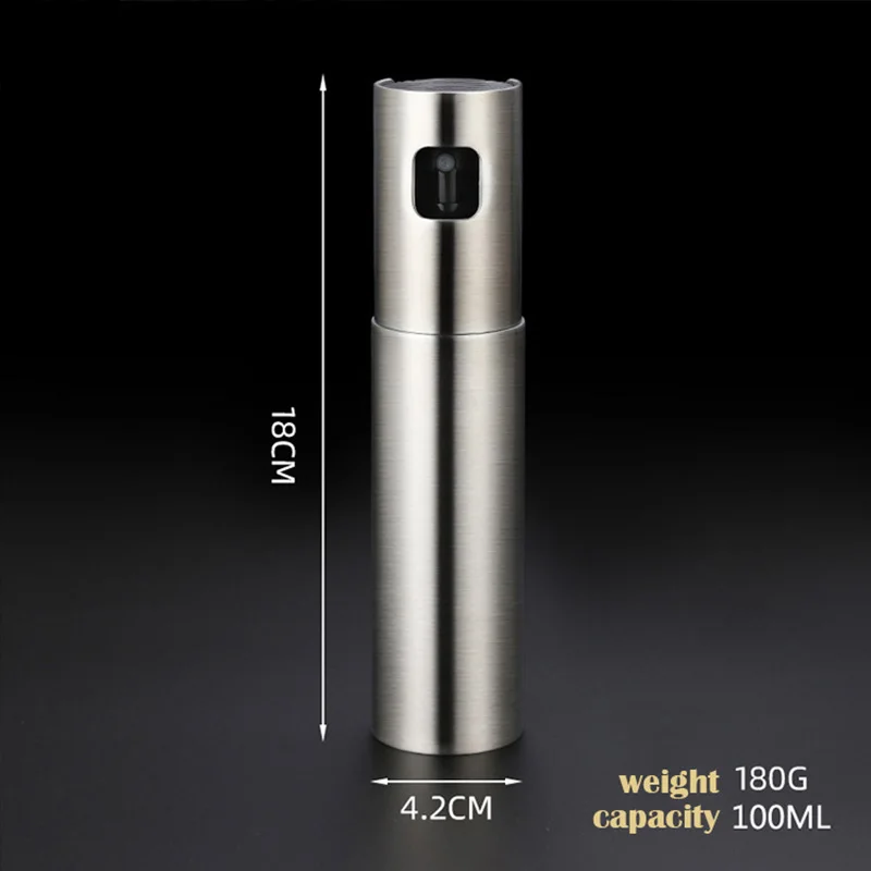 stainless steel spray bottle for oil cooking tool sets vinaigrette sprayer small jars kitchen gadget supplies olive organizer free global shipping