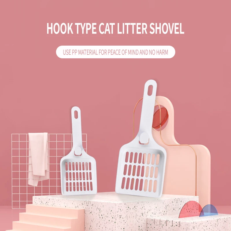 Durable Pet Dog Cat Plastic Cleaning Tool Puppy Kitten litter Scoop Cozy Sand Poop Shovel Product For Pets Supplies | Дом и сад