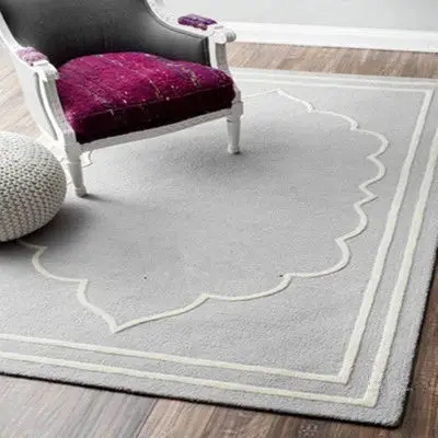 Светло-серый Large High Quality Handwoven Wool Carpets For Living Room Chinese Wool Carpet Bedroom Kids Rug Thick Plush Soft Floor Carpets - Цвет: Светло-серый