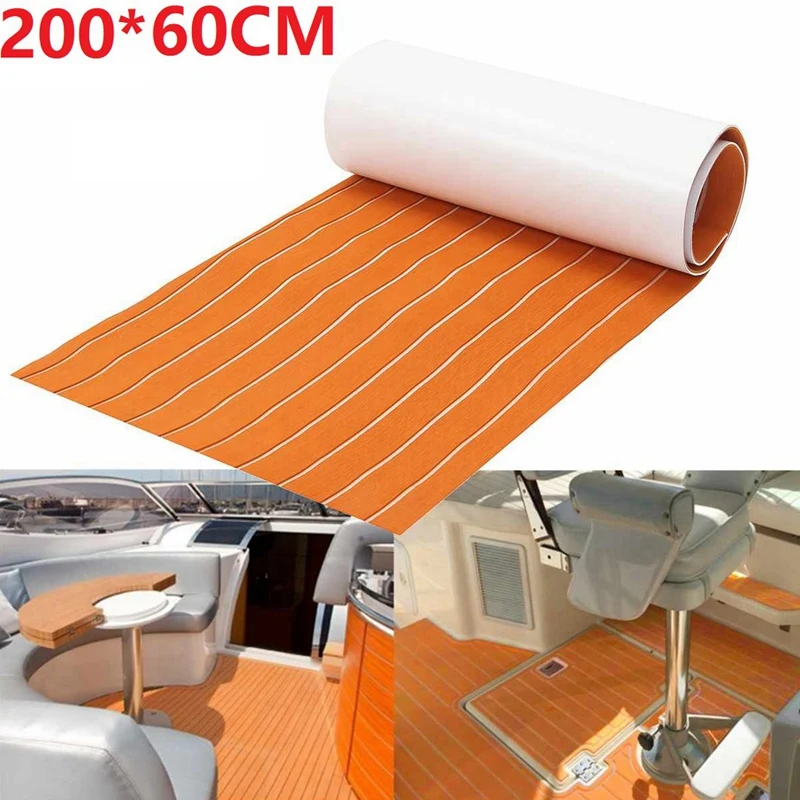 

78 x 23 inch EVA Foam Teak Sheet, EVA Foam Boat Decking Marine Flooring Teak Mat Carpet Yacht Sheet for Luxury Yachts
