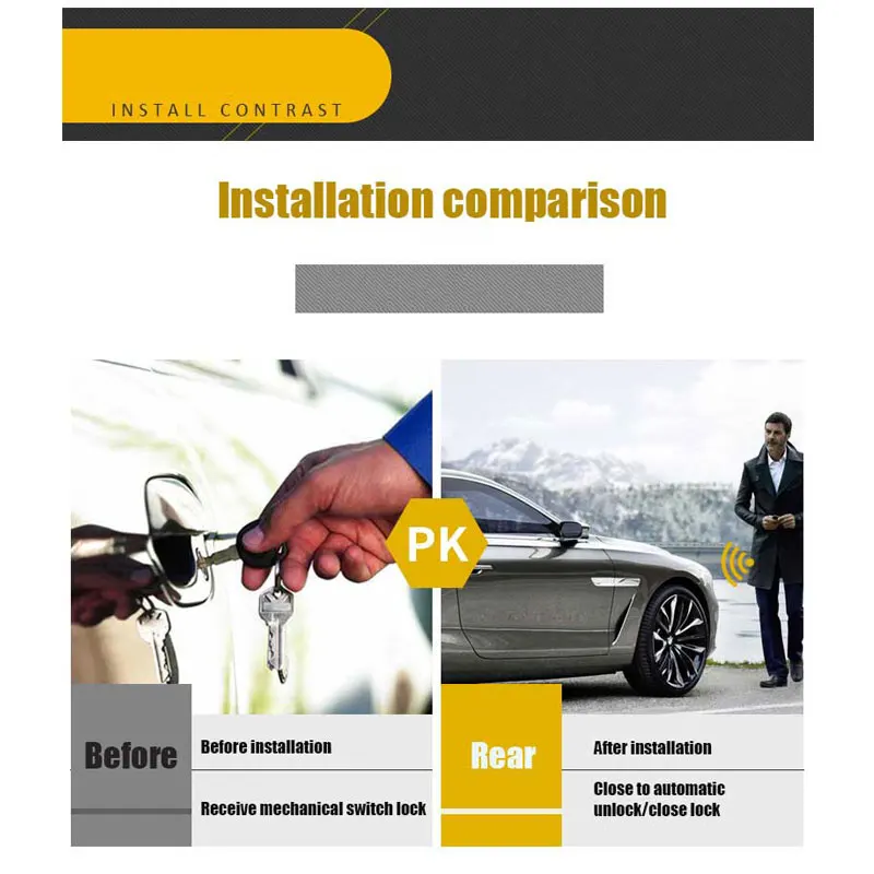Автосигнализация PKE с кнопкой запуска двигателя паролем | Автомобили и мотоциклы