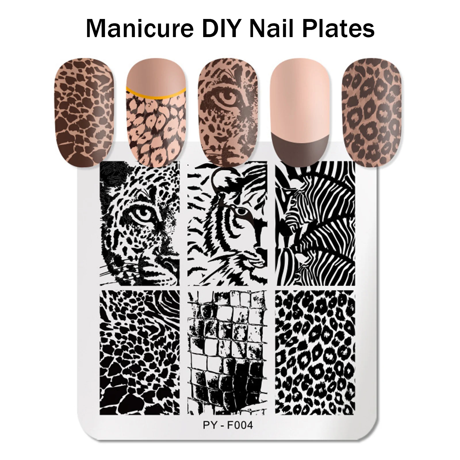 Цветок Мраморное изображение ногтей штамп штамповки пластины-шаблоны 4 шт Набор