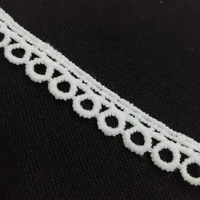 1m embroidery lace fabric 1 2cm ribbon guipure craft supplies cotton lace trim diy sewing trimmings dress decoration encaje eq28