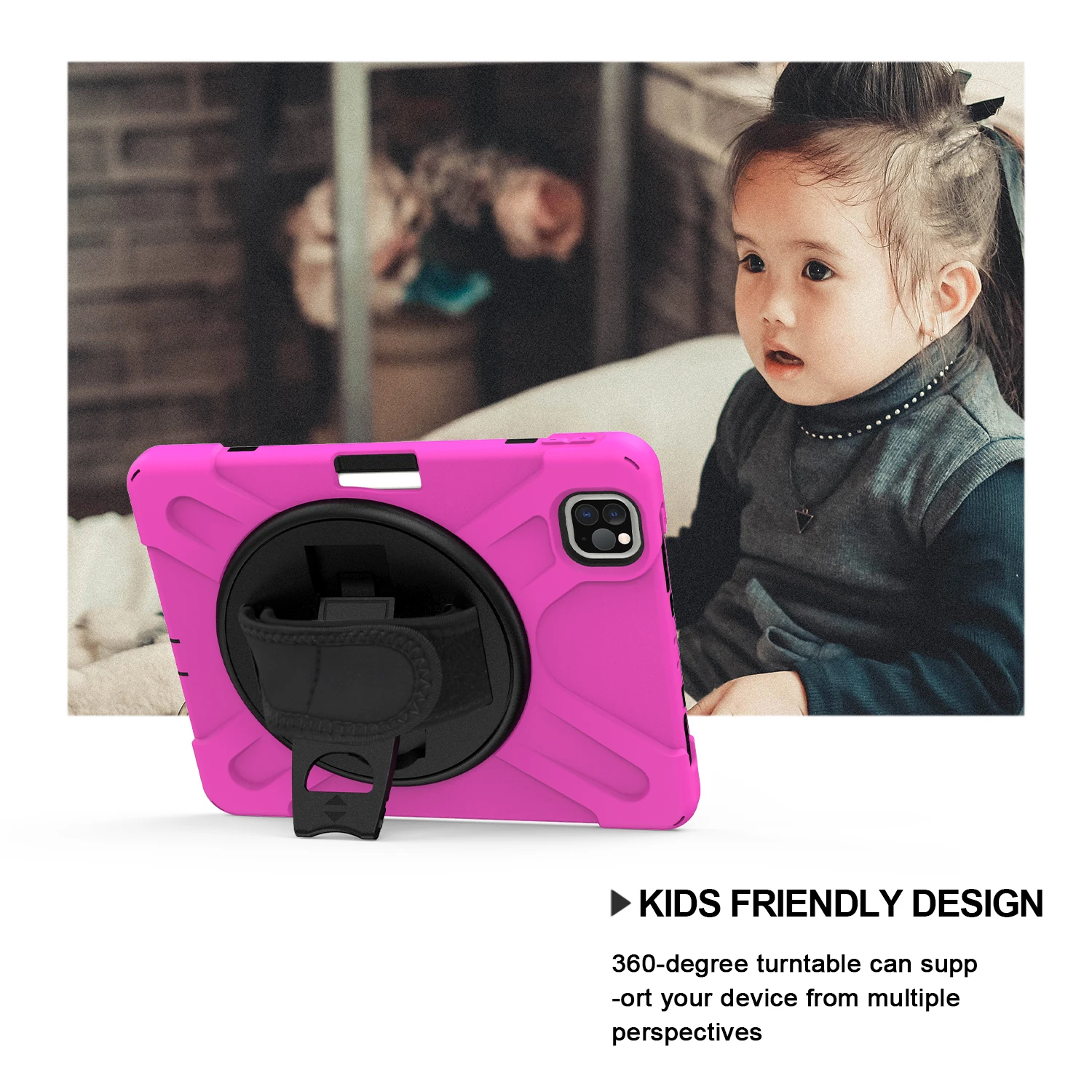 Чехол для iPad Pro 11 повышенной прочности противоударный чехол с поворотом на 360