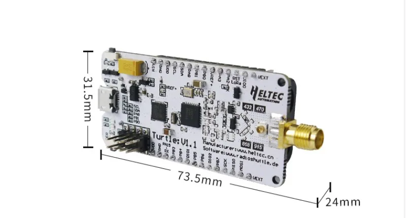 Ультра низкая мощность STM32L432KC SX1276 LoRaWAN макетная плата поддерживает LoRaWAN MQTT одноканальный