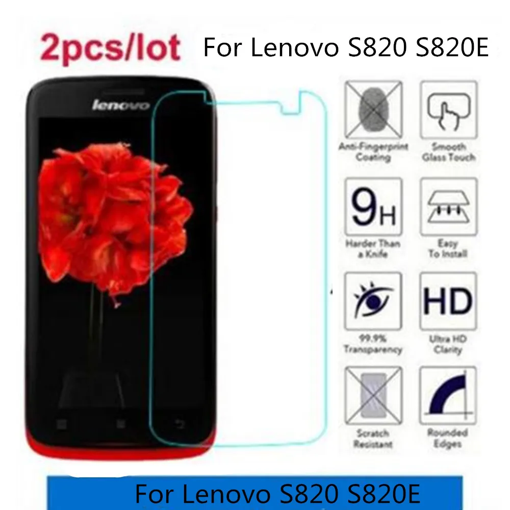 Закаленное стекло для Lenovo S820 S820E Premium 2.5D Защитная пленка защитная стекло|Защитные