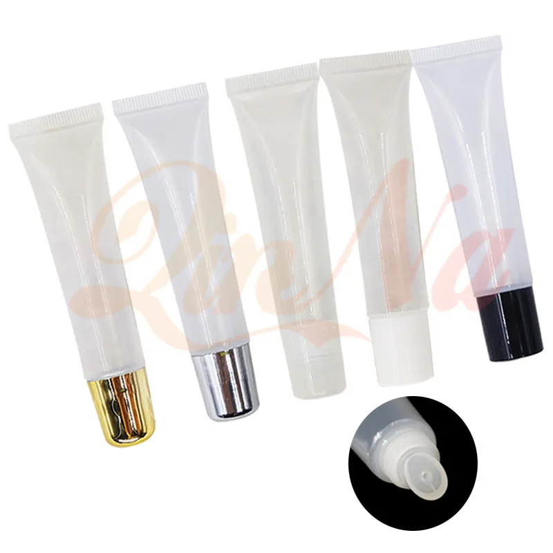 Круглые тубы для блеска губ пустые косметические 15 мл 10 20 50 шт. индивидуальные