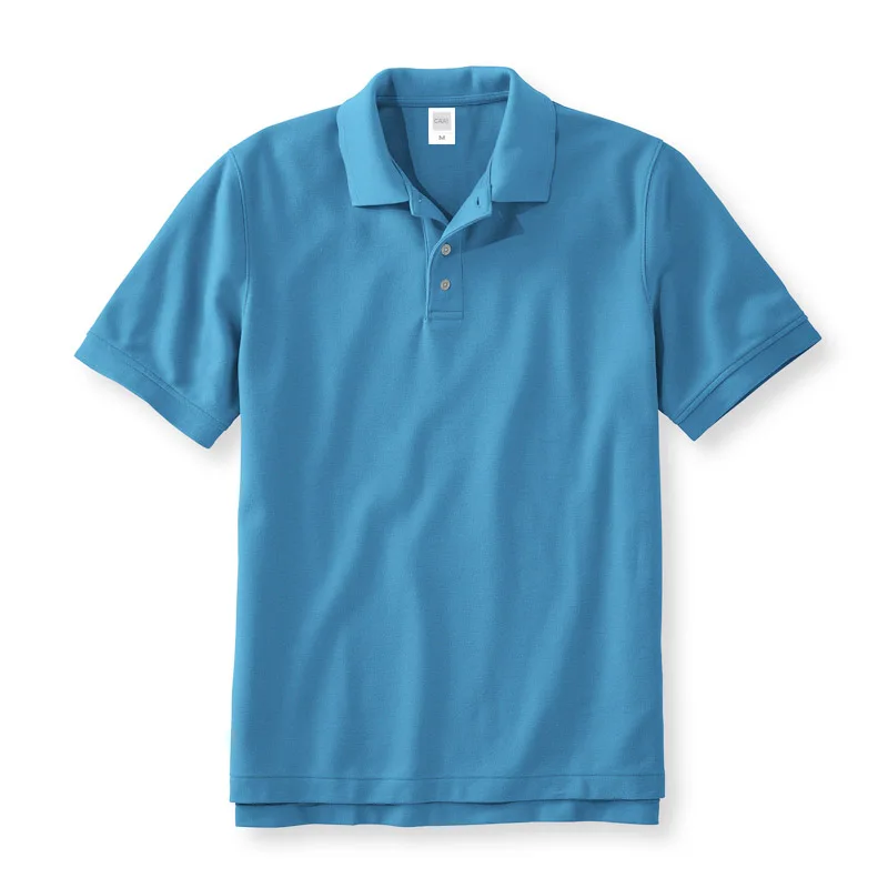 Sapphire GAAJ Polo, мужская рубашка из 100 хлопка, высокое качество, однотонная одежда с воротником, американский гольф, известный бренд, рубашка поло для мужчин и женщин, унисекс, Summe - Цвет: Sapphire