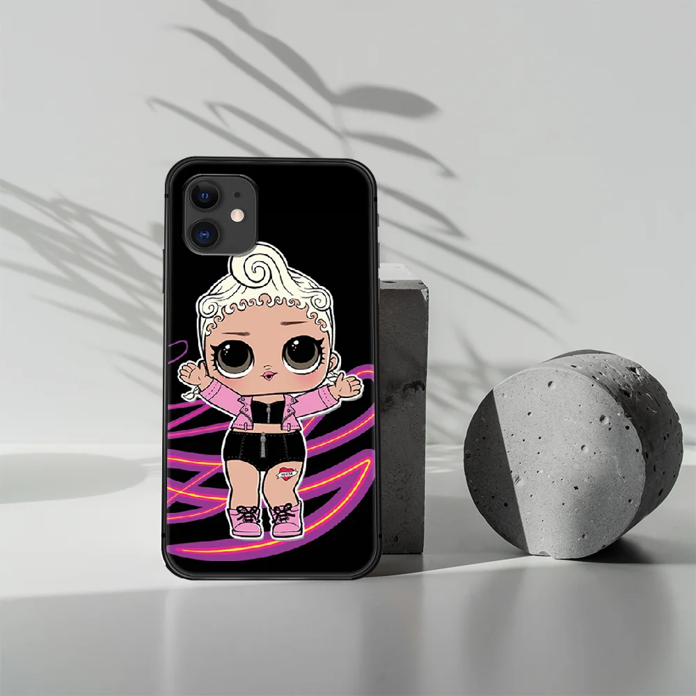 

lol cute doll Phone Case Cover Hull For iphone 5 5s se 2020 6 6s 7 8 12 mini plus X XS XR 11 PRO MAX black Etui Painting Back