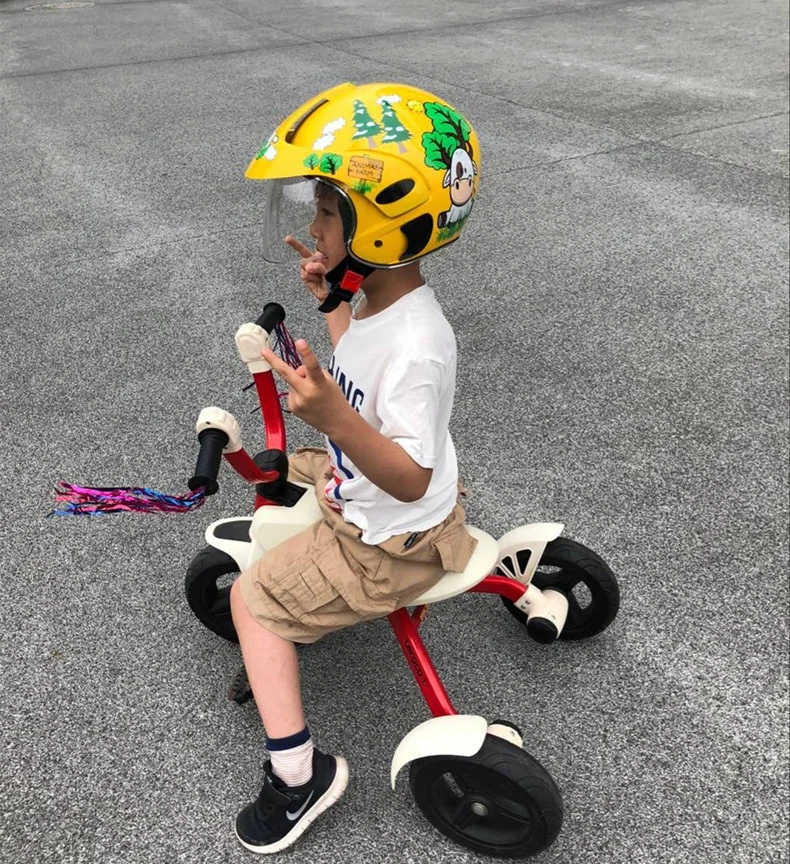 Новый всесезонный индивидуальный Детский велосипедный шлем полушлем для мужчин