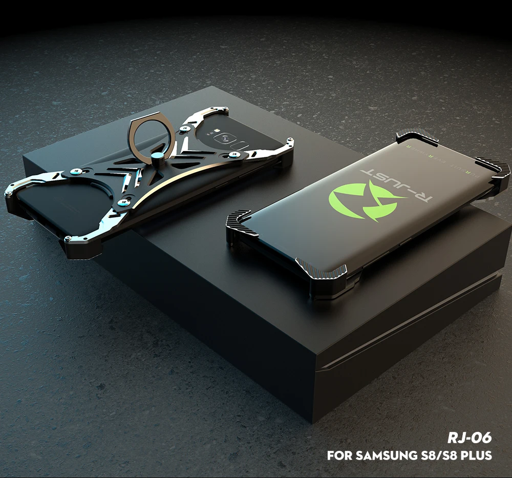 R-just чехол для Samsung S8 Plus Чехол Броня металлический жесткий держатель кольца чехол для Samsung Galaxy S8 Plus S8 Note 8 S7 Edge чехол