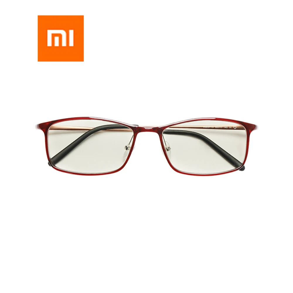 Новейшие xiaomi Mijia анти-голубые лучи очки TR90 металлический пластиковый смешанный материал защита для глаз для мужчин и женщин xiaomi очки