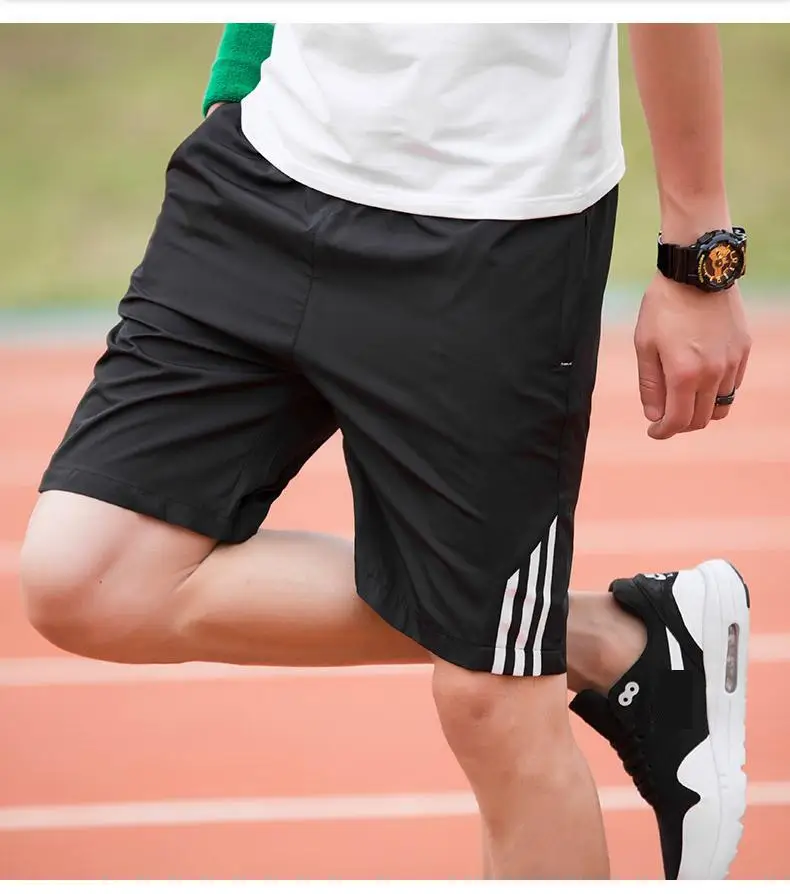 

2020 Boardshorts Male Casual Fitness Striped Men's Sportswear Jogger Bodybuilding Shorts