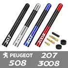 Автомобильная радиоантенна 12 см из углеродного волокна для Peugeot 208 207 308 206 307 407 2008 508 3008 5008 301 RCZ
