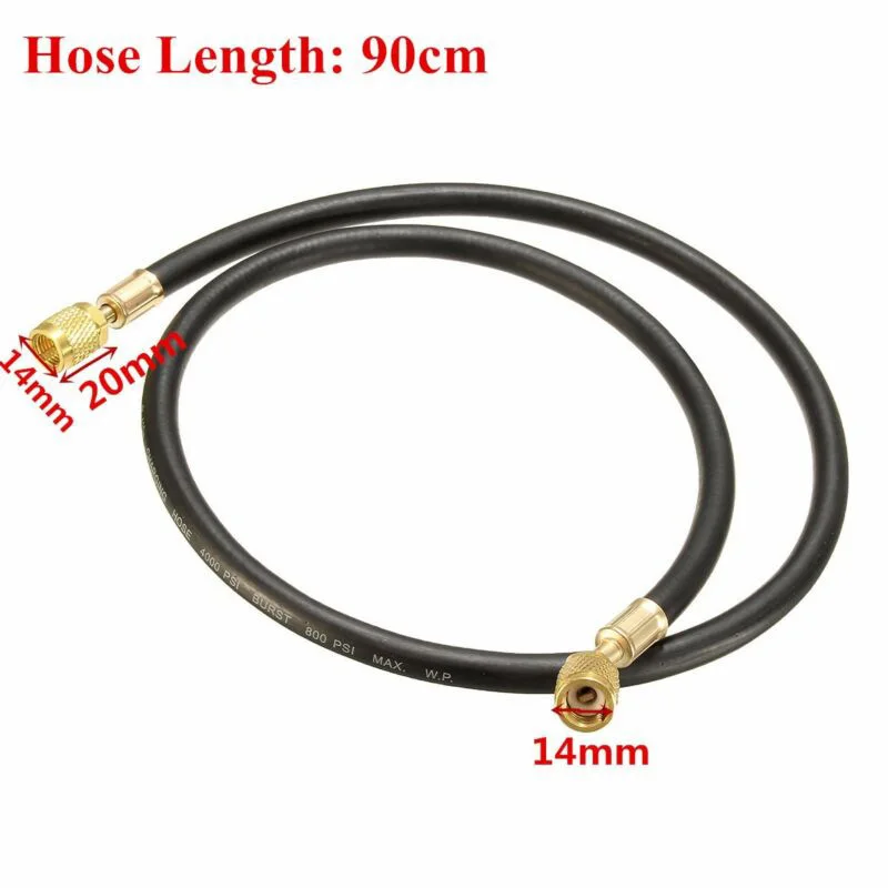 Шланг для кондиционера HVAC R410a R134a, 36 дюймов, 1/4 SAE AC 600 PSI